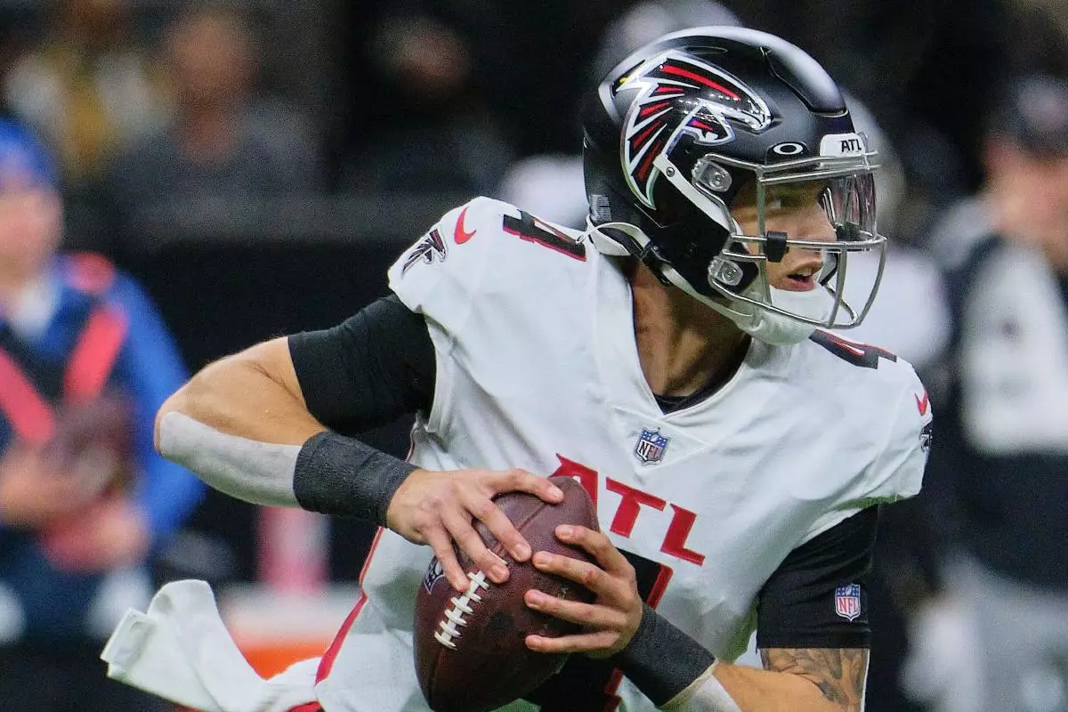 Desmond Ridder of the Atlanta Falcons 18 Dec 2022