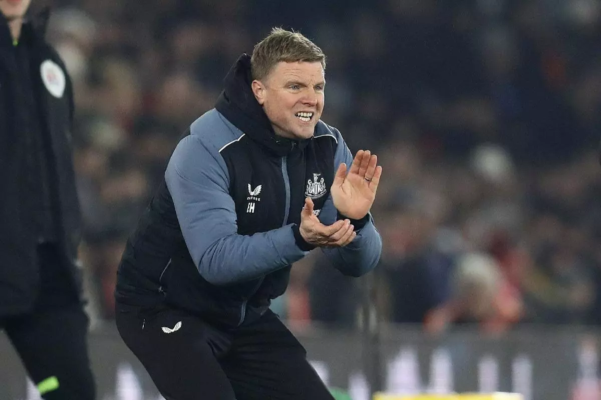 Eddie Howe of Newcastle 24 Jan 2023