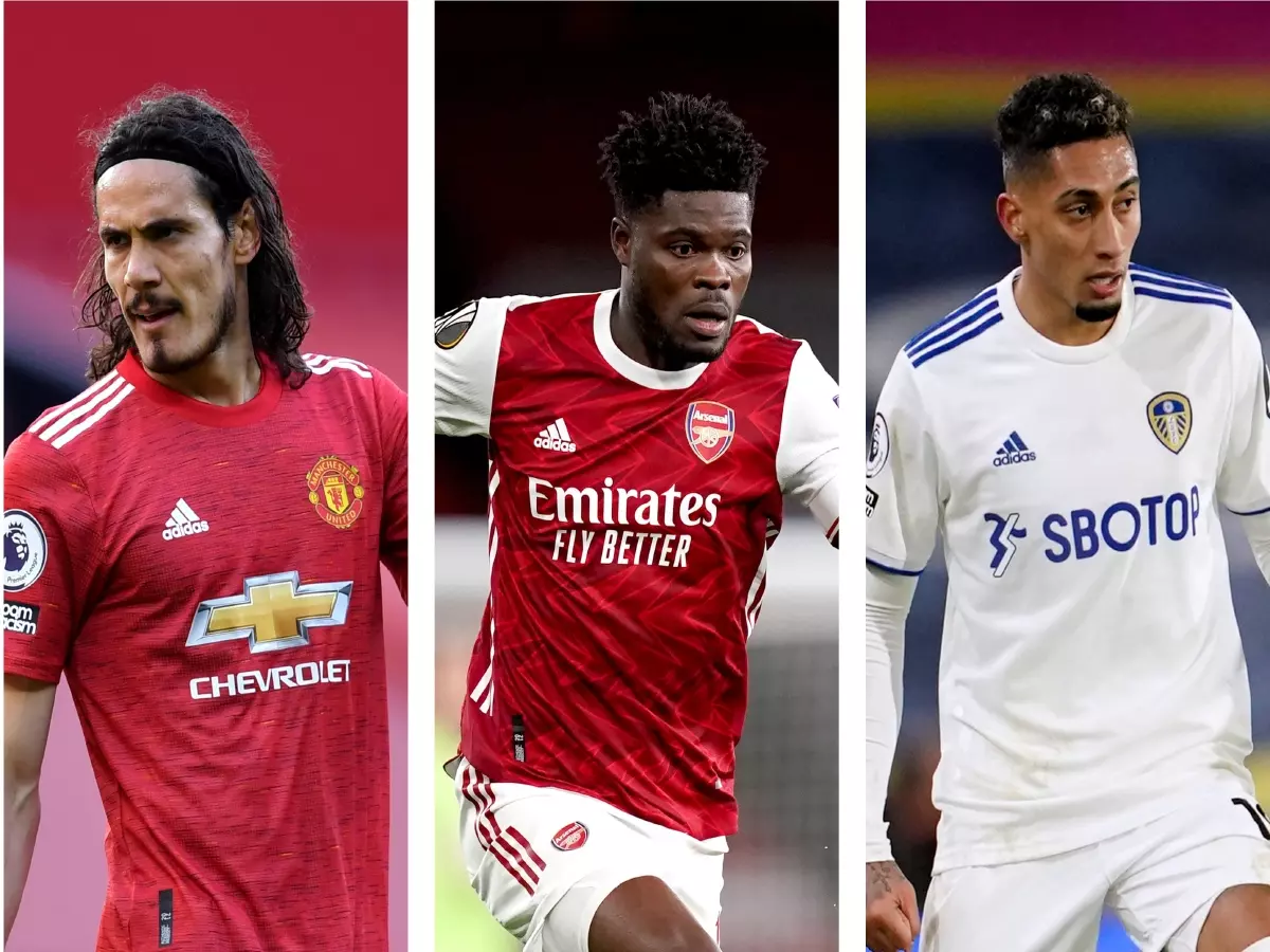 Edinson Cavani, Thomas Partey, Raphinha, deadline day, transfers, 2020