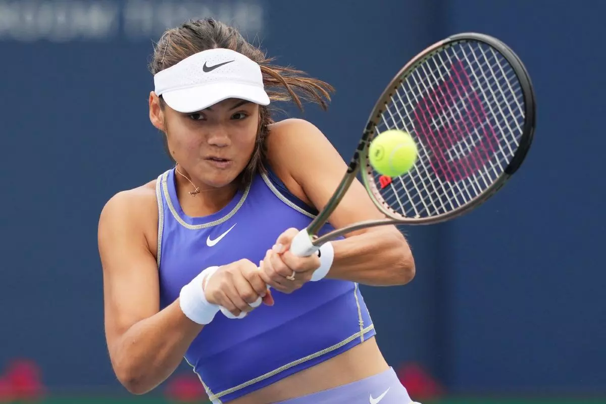 Emma Raducanu of Britain