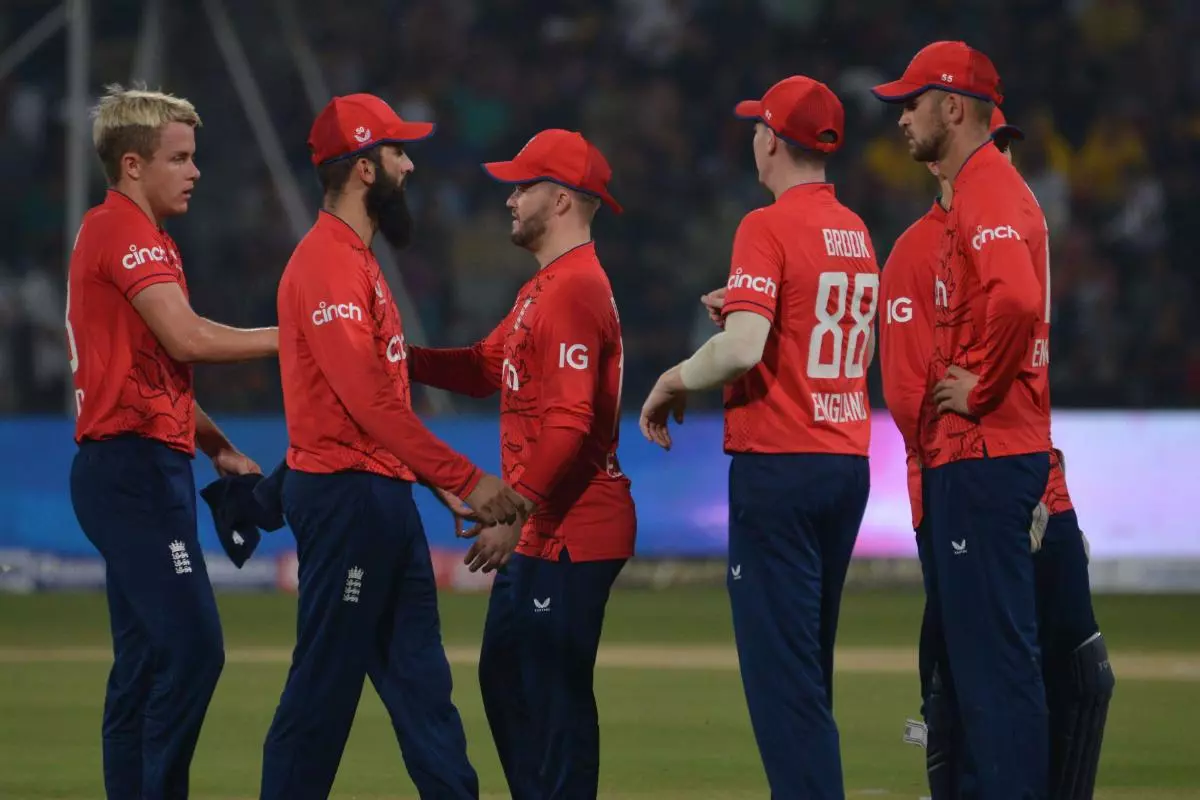 England celebrate T20I win over Pakistan
