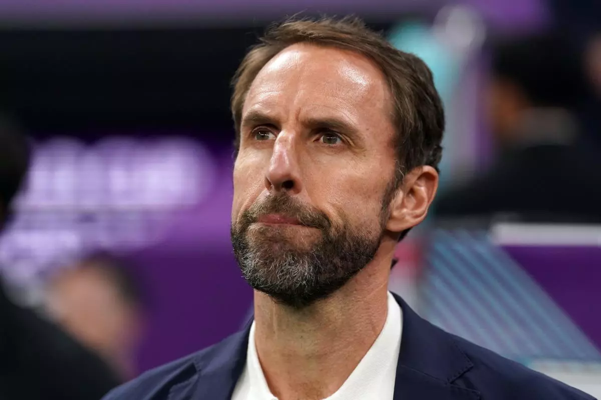 England manager Gareth Southgate