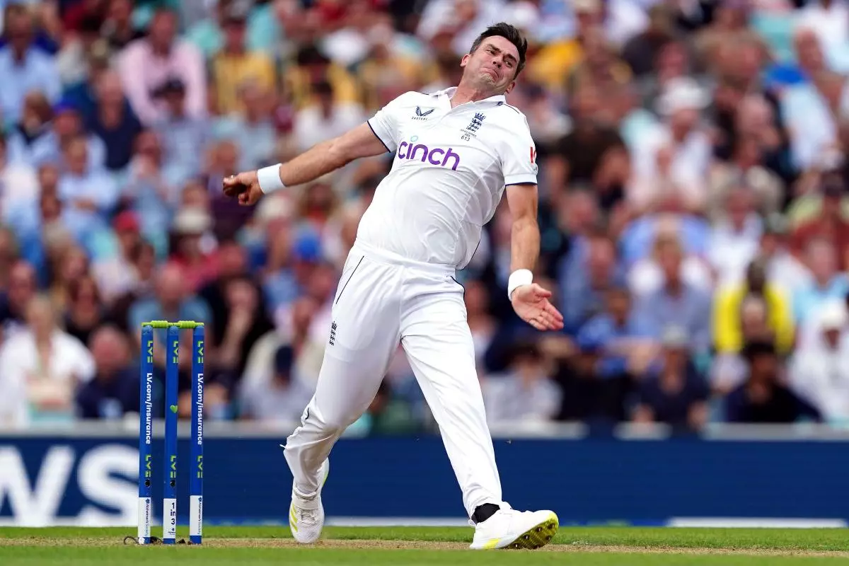 England's James Anderson