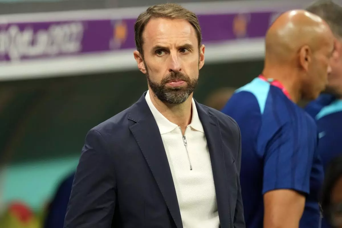 England manager Gareth Southgate