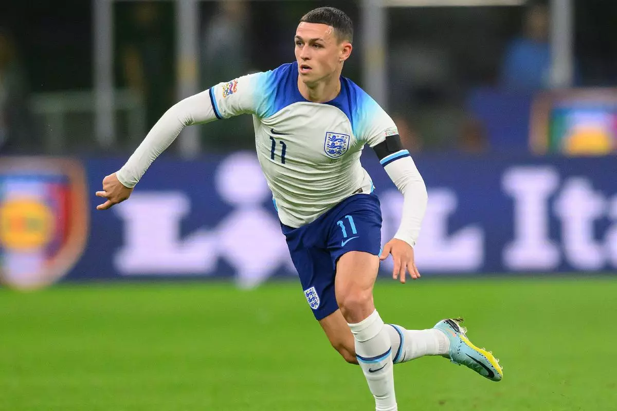 England's Phil Foden