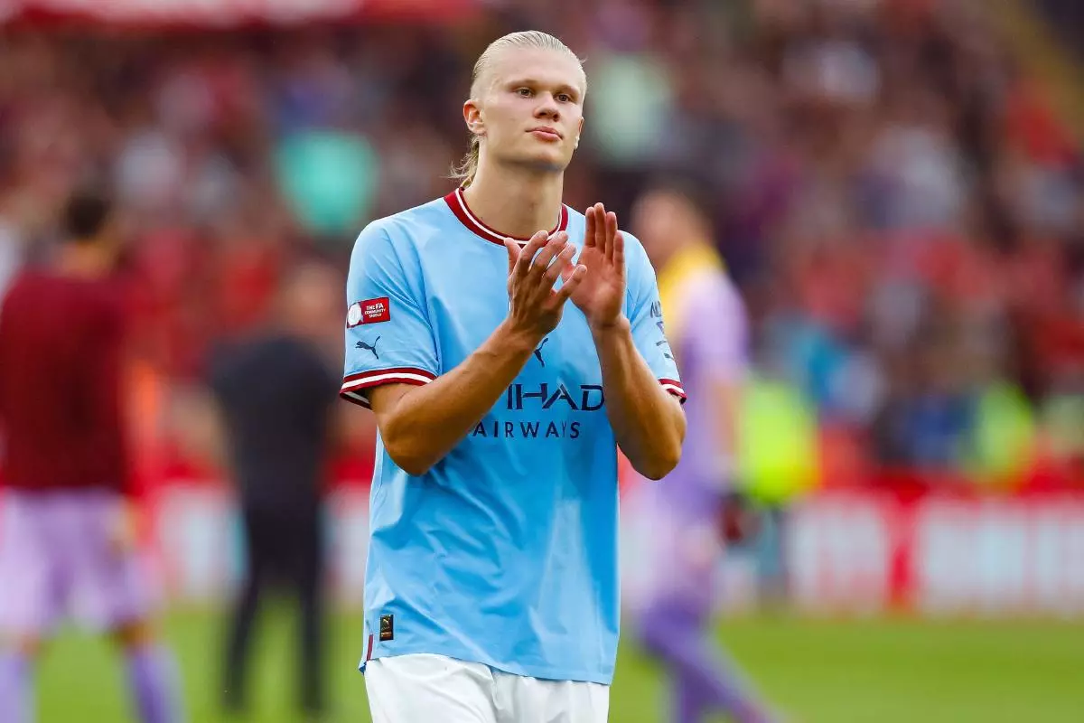 Erling Haaland of Manchester City