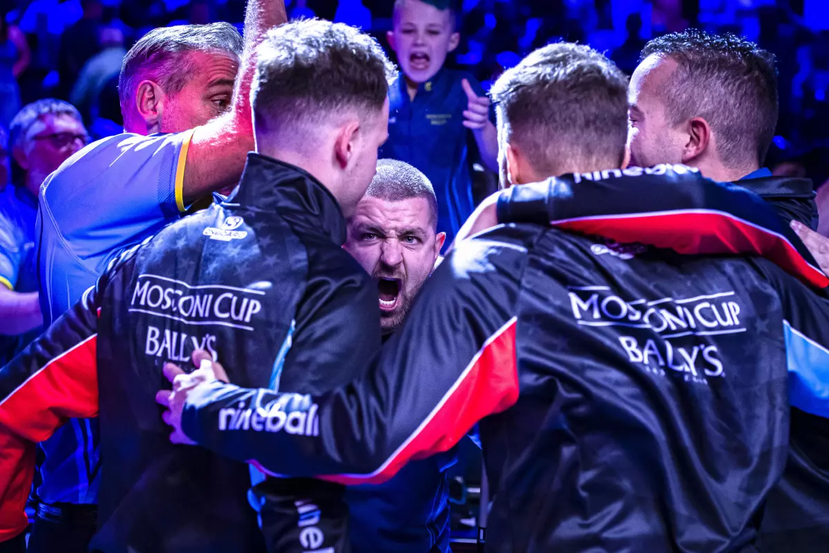 Team Europe at the Mosconi Cup