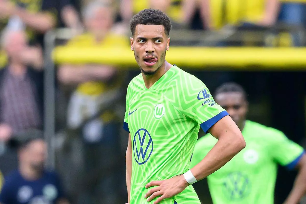 Felix Nmecha of Wolfsburg 7 May 2023