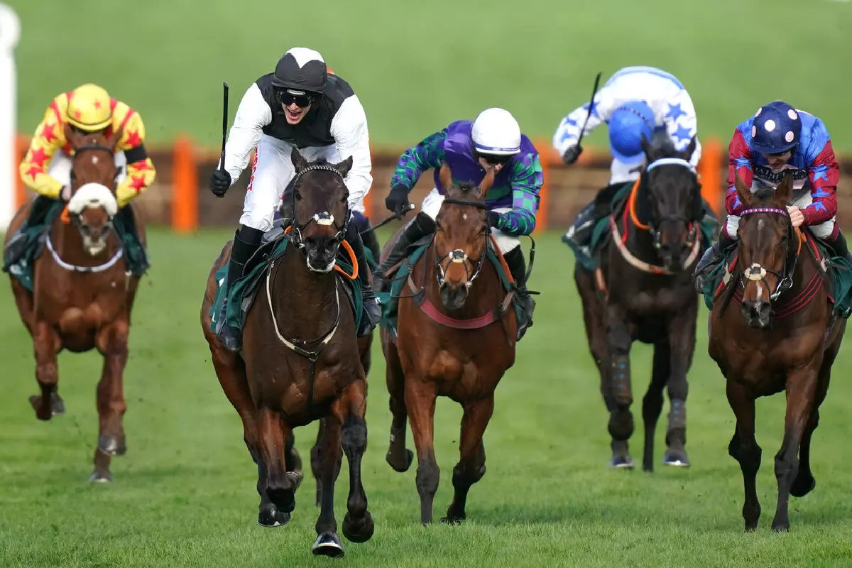 Flooring Porter ridden by Danny Mullins wins Stayers Hurdle at Cheltenham Festival