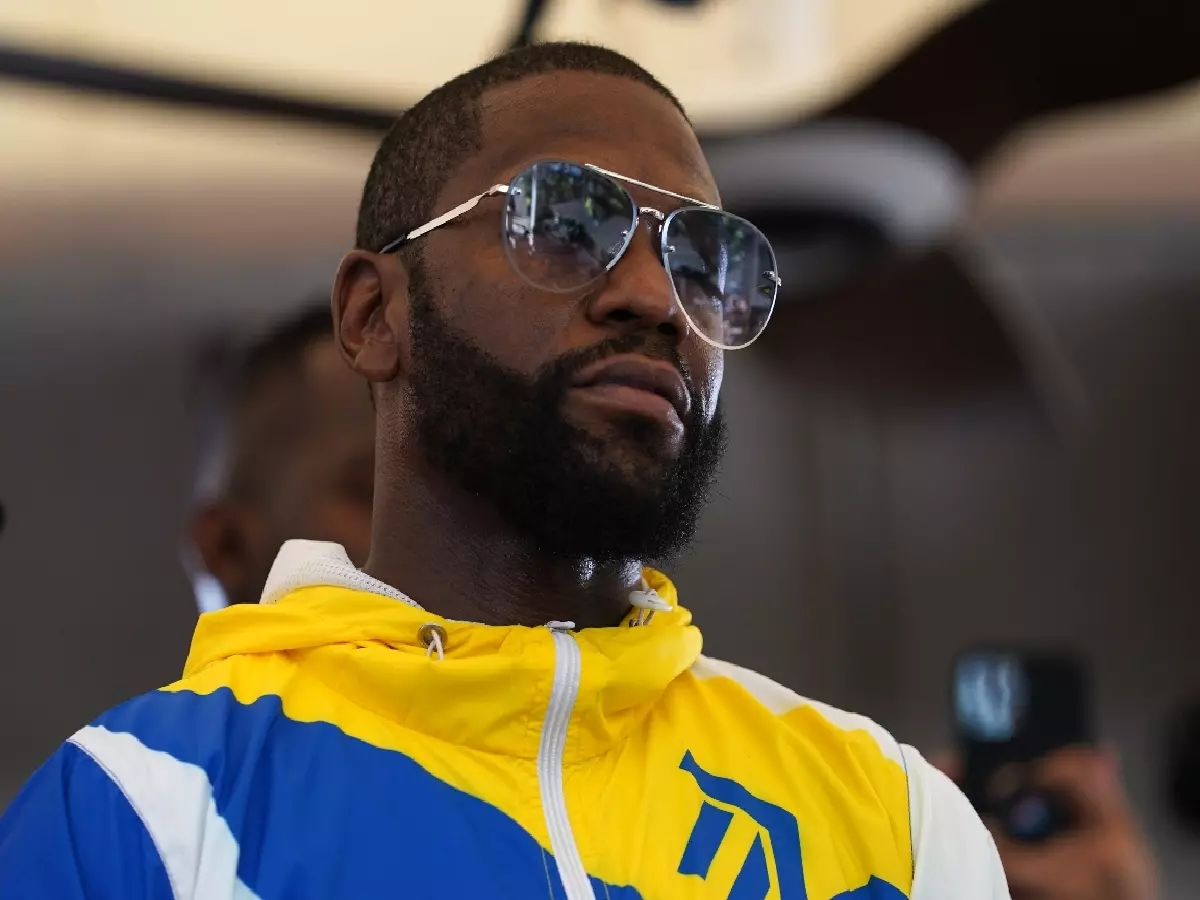 Floyd Mayweather after his face off with Logan Paul