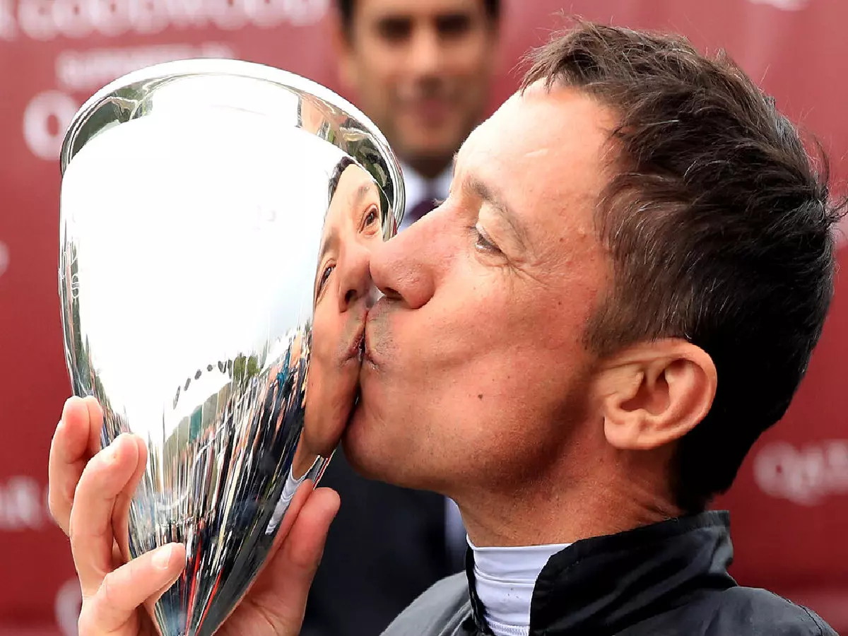 Frankie Dettori with Goodwood Cup