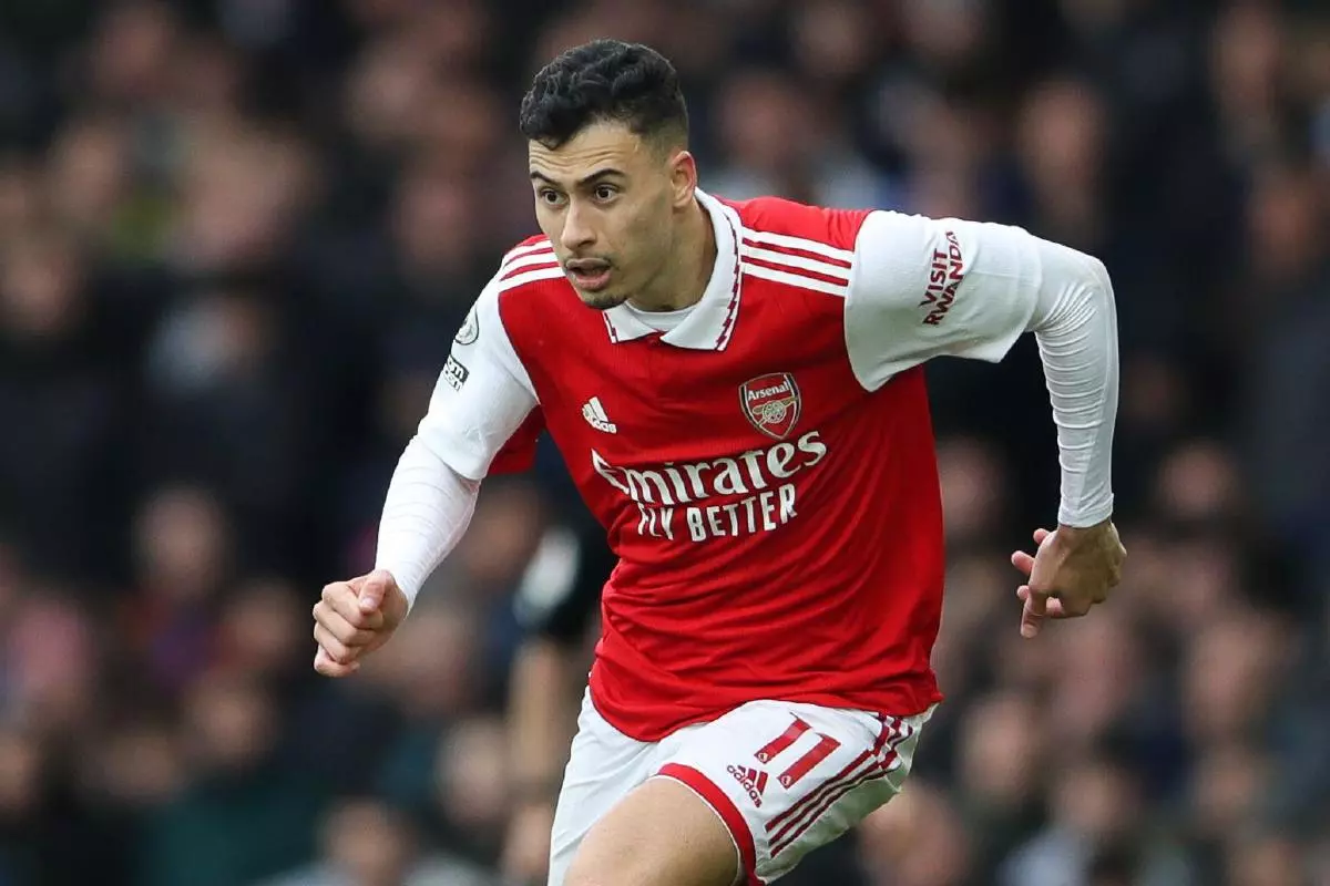 Gabriel Martinelli of Arsenal 4 Feb 2023