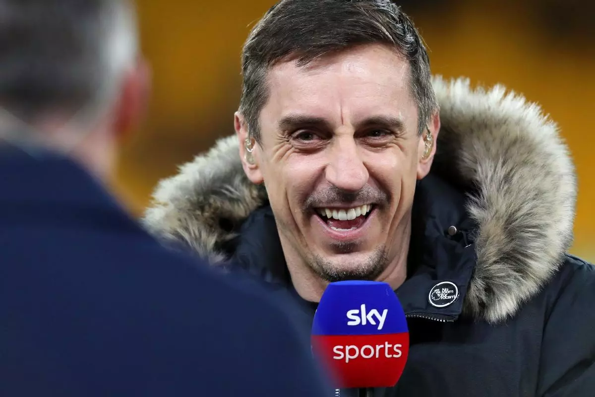 Sky Sports pundit, Gary Neville