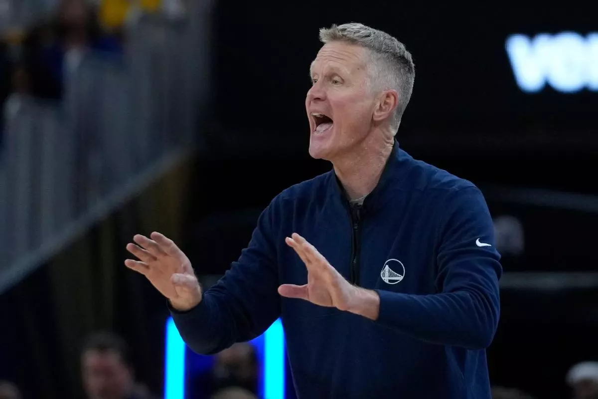 Golden State Warriors head coach Steve Kerr