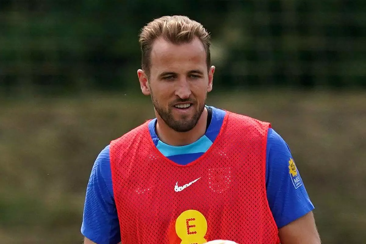 Harry Kane in training 18 Jun 2023
