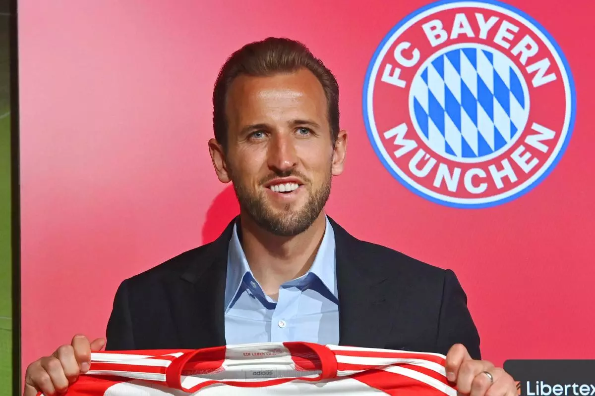 Harry Kane of Bayern Munich