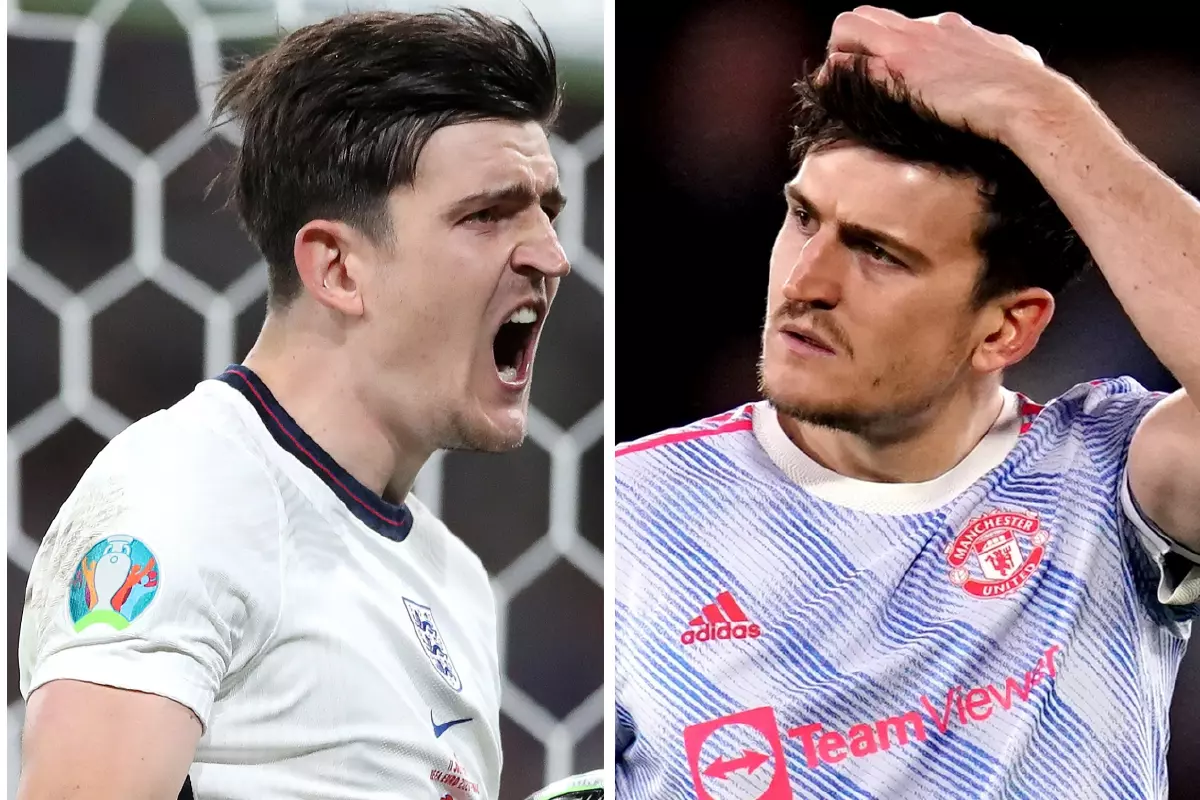 Harry Maguire Man Utd and England