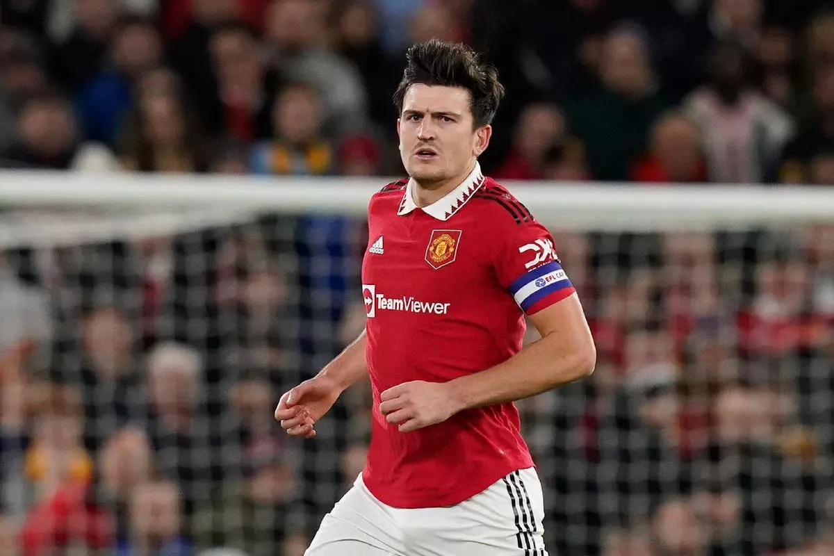 Harry Maguire of Manchester United Jan 2023