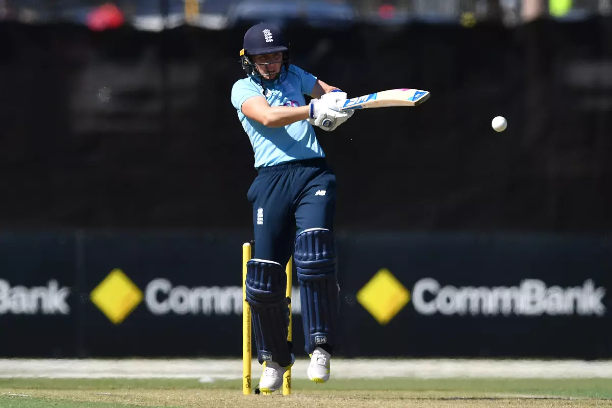 Heather Knight for England during the Women's World Cup