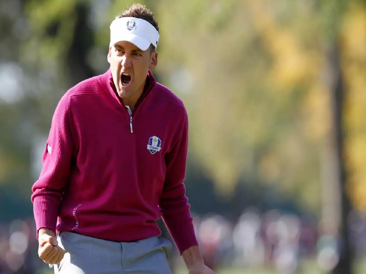 Ian Poulter at the 2012 Ryder Cup
