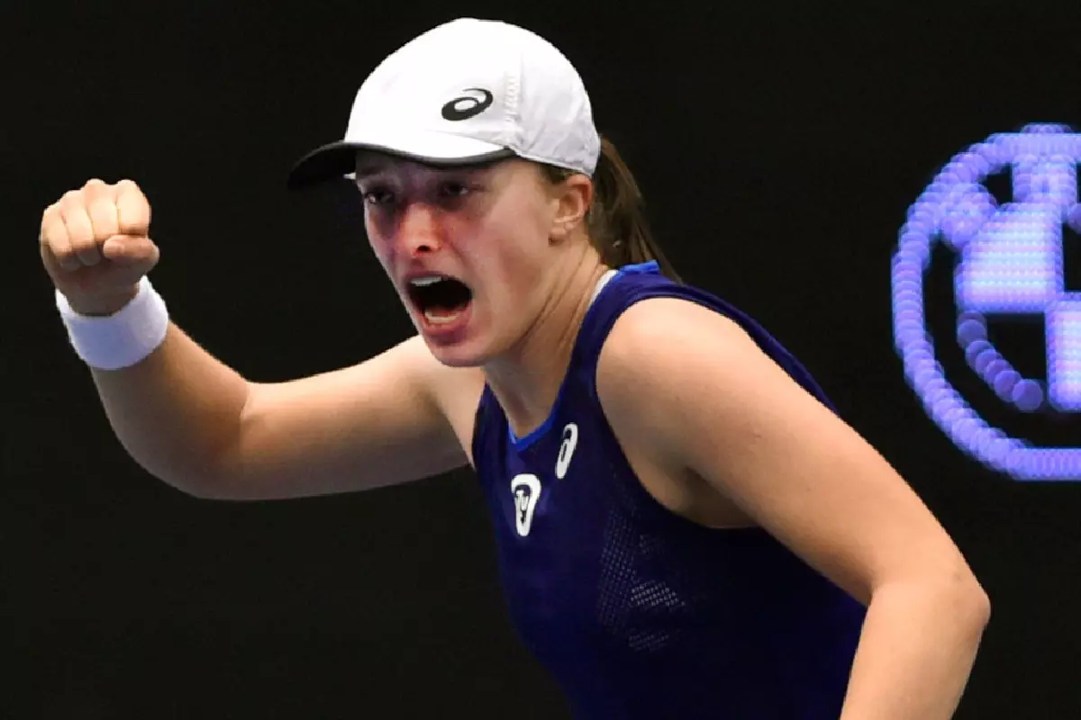 Iga Swiatek at the WTA Agel Open - Oct 2022