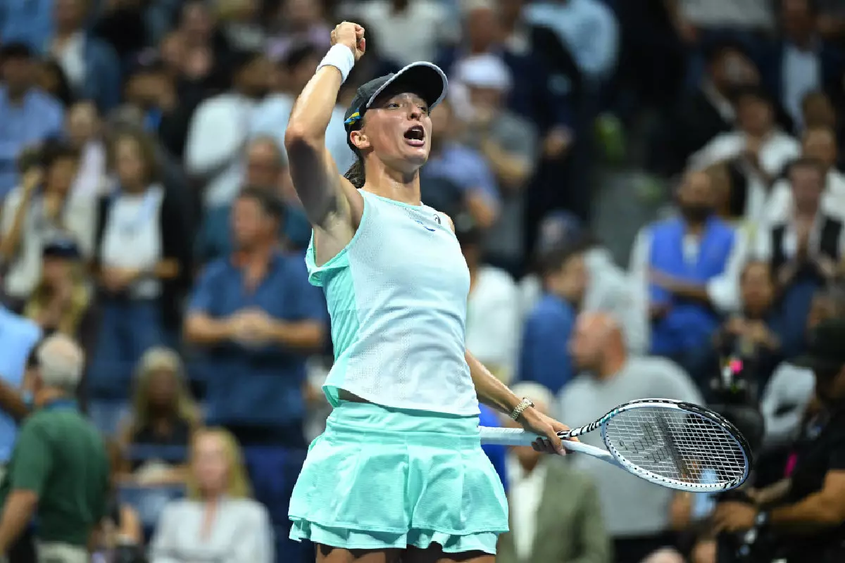 Iga Swiatek during the 2022 US Open Quarter-finals