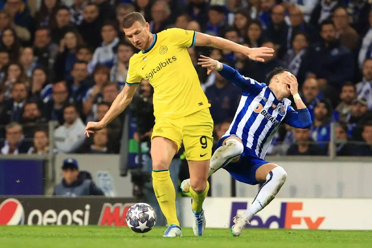 Inter Milan's Edin Dzeko