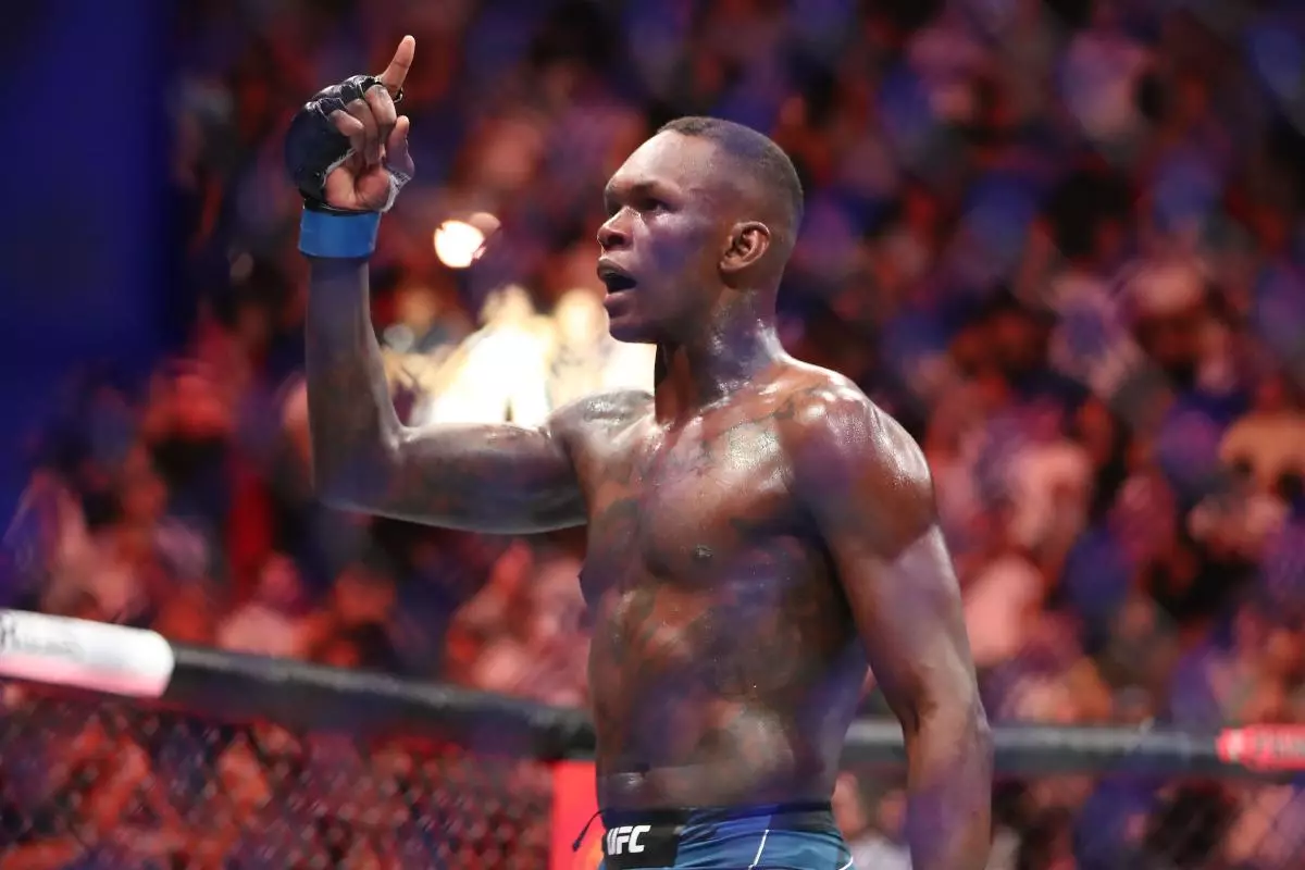 Israel Adesanya at UFC