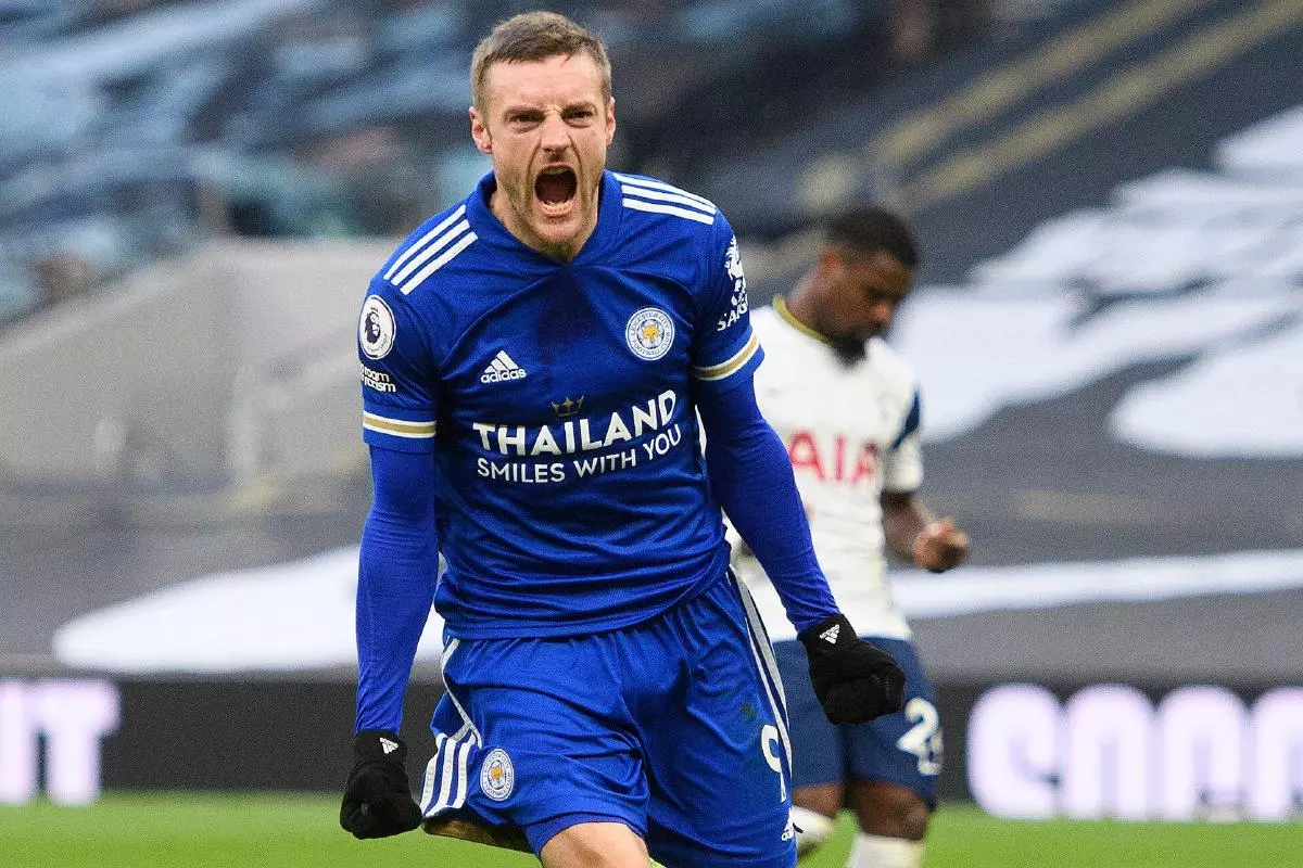 Jamie Vardy Leicester vs Tottenham Dec20