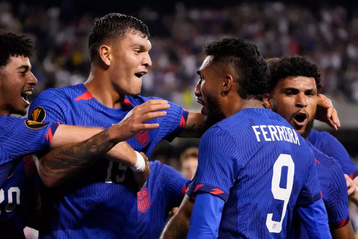 Jesus Ferreira at the 2023 Gold Cup