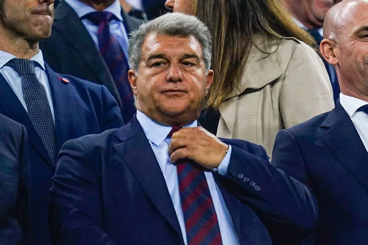 Joan Laporta of Barcelona 20 May 2023