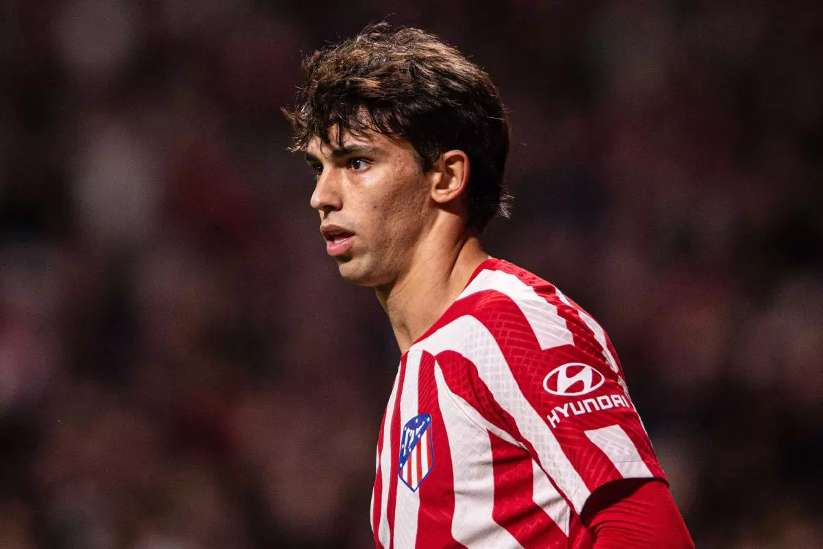 Joao Felix in action during Atletico Madrid versus Elche CF