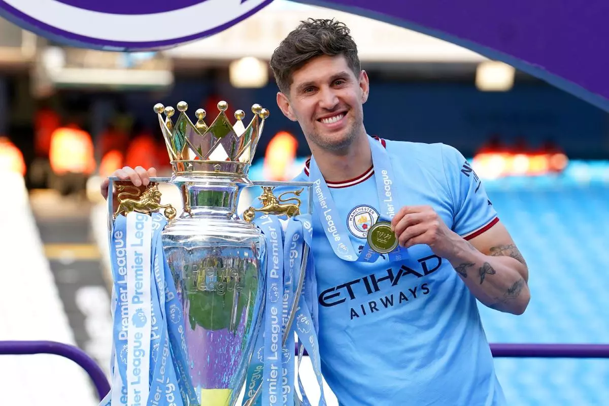 John Stones of Manchester City 21 May 2023