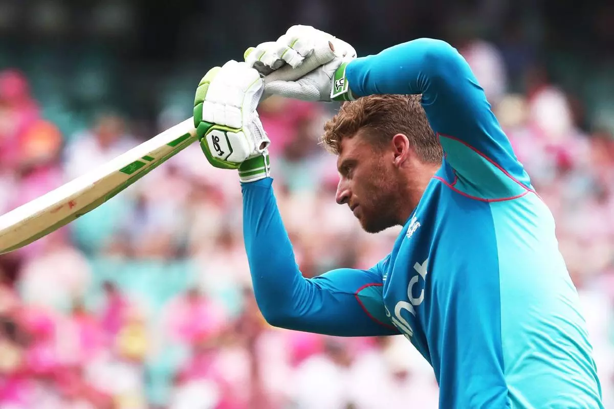 Jos Buttler batting for England