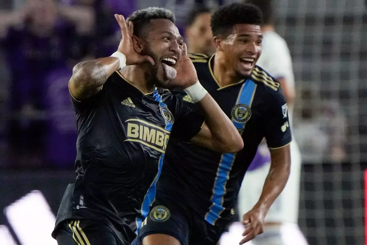Jose Martinez scores for MLS side Philadelphia Union