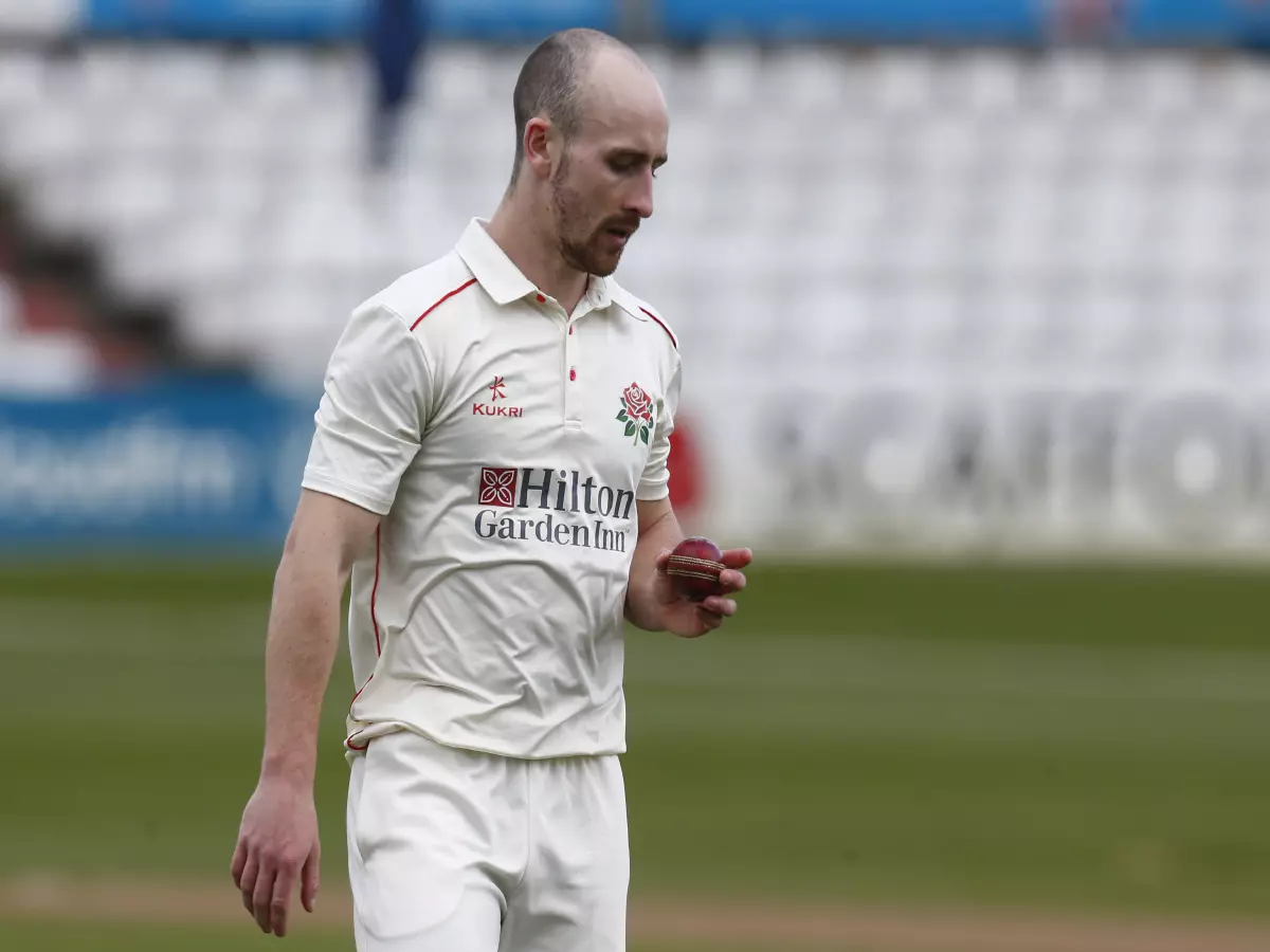 Josh Bohannon of Lancashire CCC during Friendly Day One of 2 match between Essex CCC and Lancashire CCC at The Cloudfm County Ground on 25th March , 2021 in Chelmsford, England