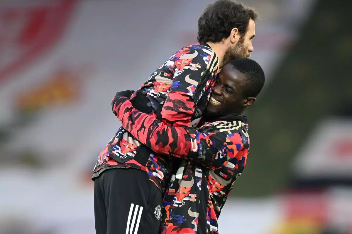 Juan Mata Eric Bailly Man Utd Jan22