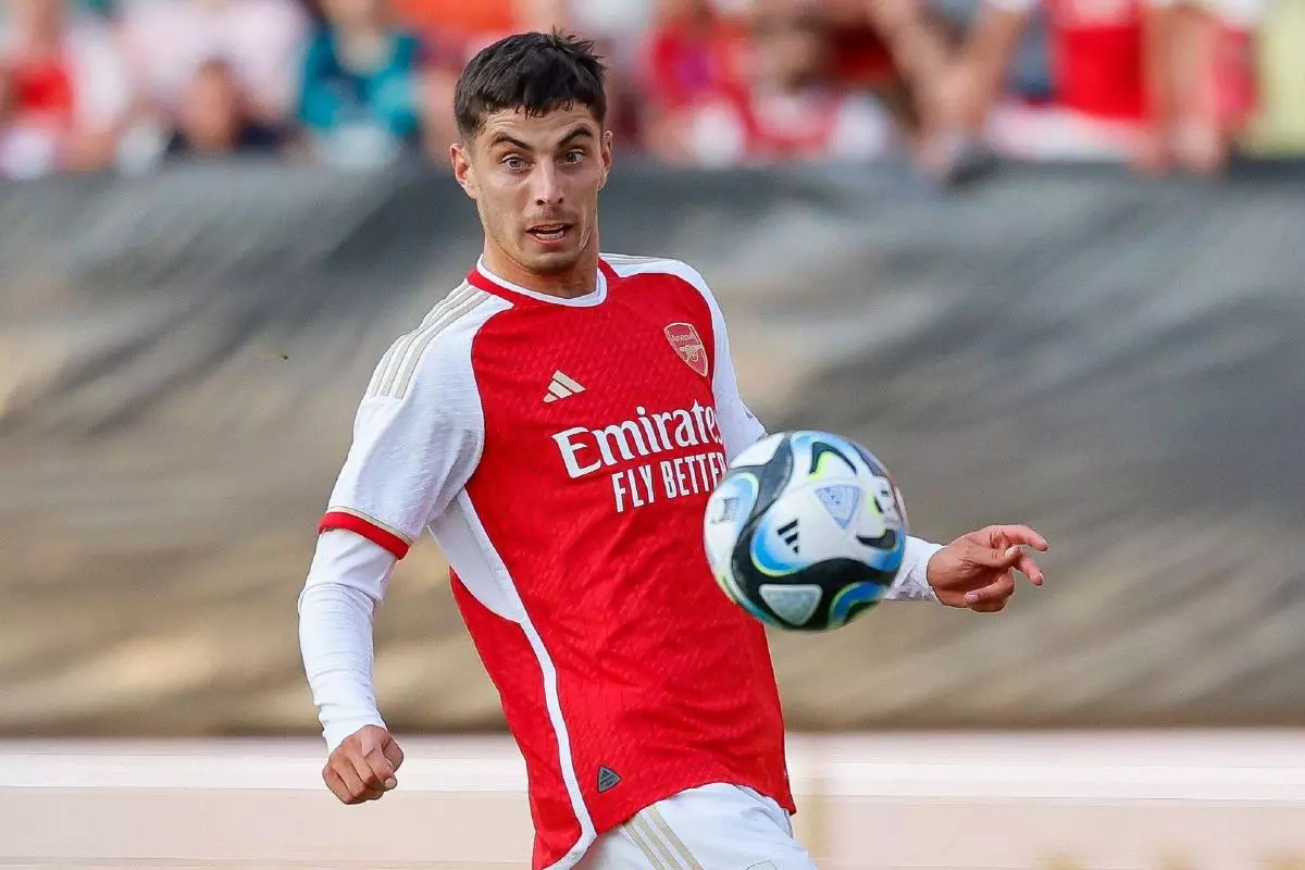 Kai Havertz of Arsenal 13 Jul 2023
