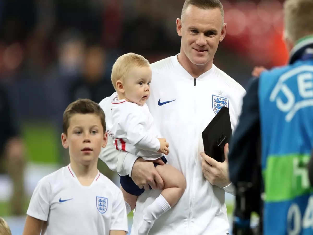 Kai Rooney Wayne Rooney Cass Rooney Nov18