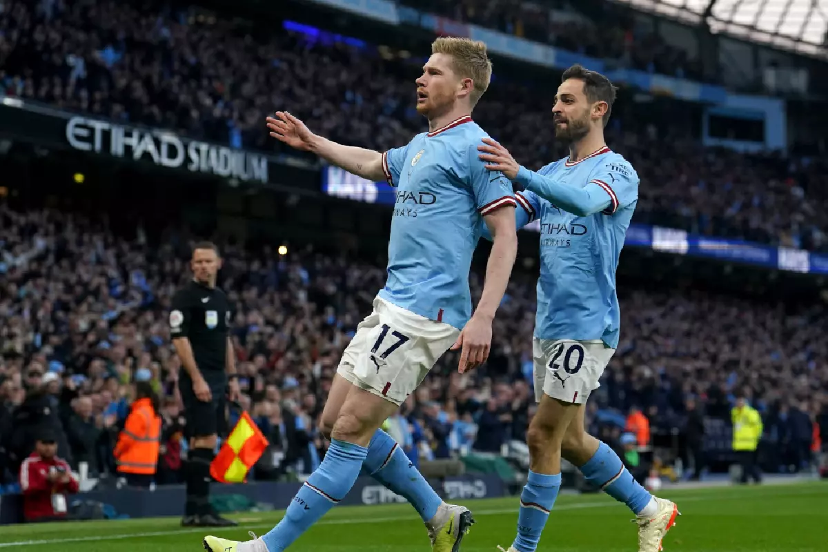 Kevinde Bruyne Bernardo Silva April 2023