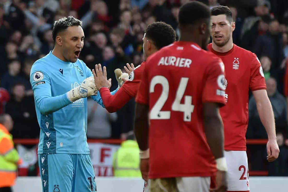 Nottingham Forest goalkeeper Keylor Navas