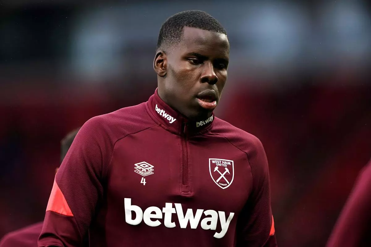West Ham defender Kurt Zouma