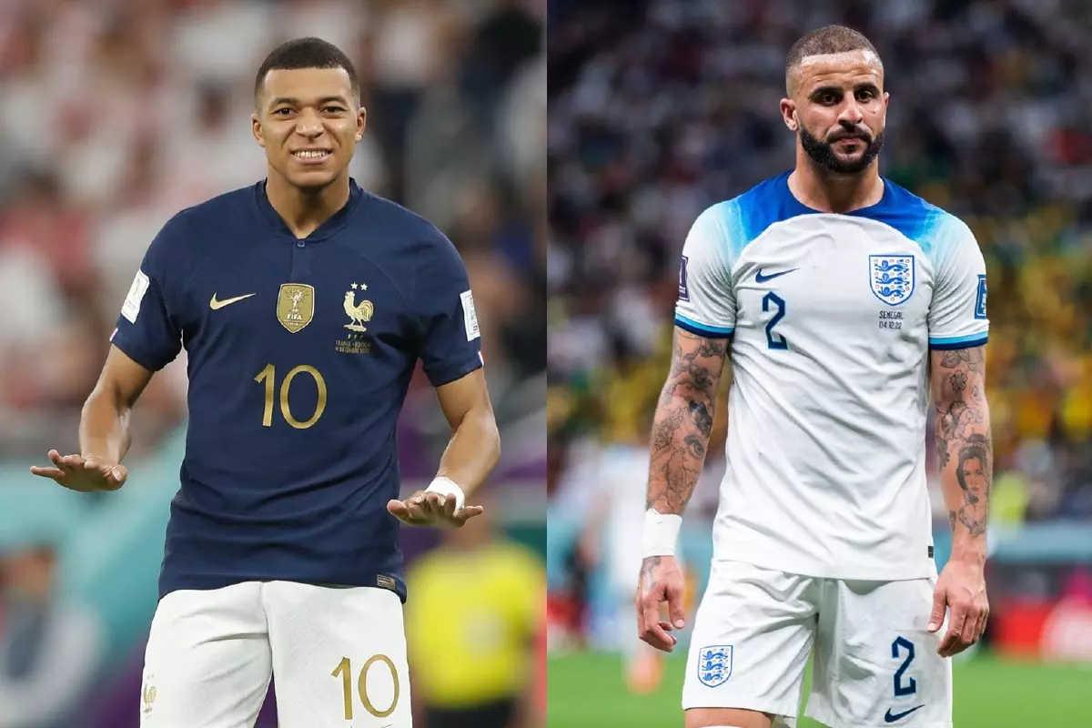 Kylian Mbappe vs Kyle Walker