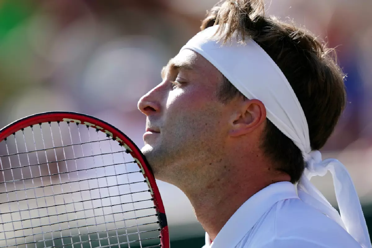 Liam Broady at Wimbledon - Jul 2023