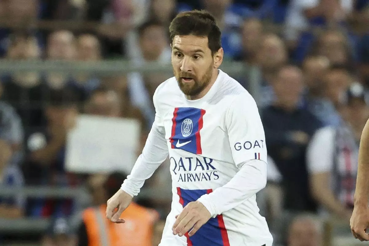 Lionel Messi of PSG 27 May 2023