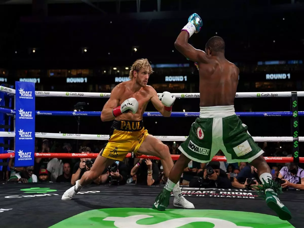 Floyd Mayweather and Logan Paul fought at Miami's Hard Rock stadium