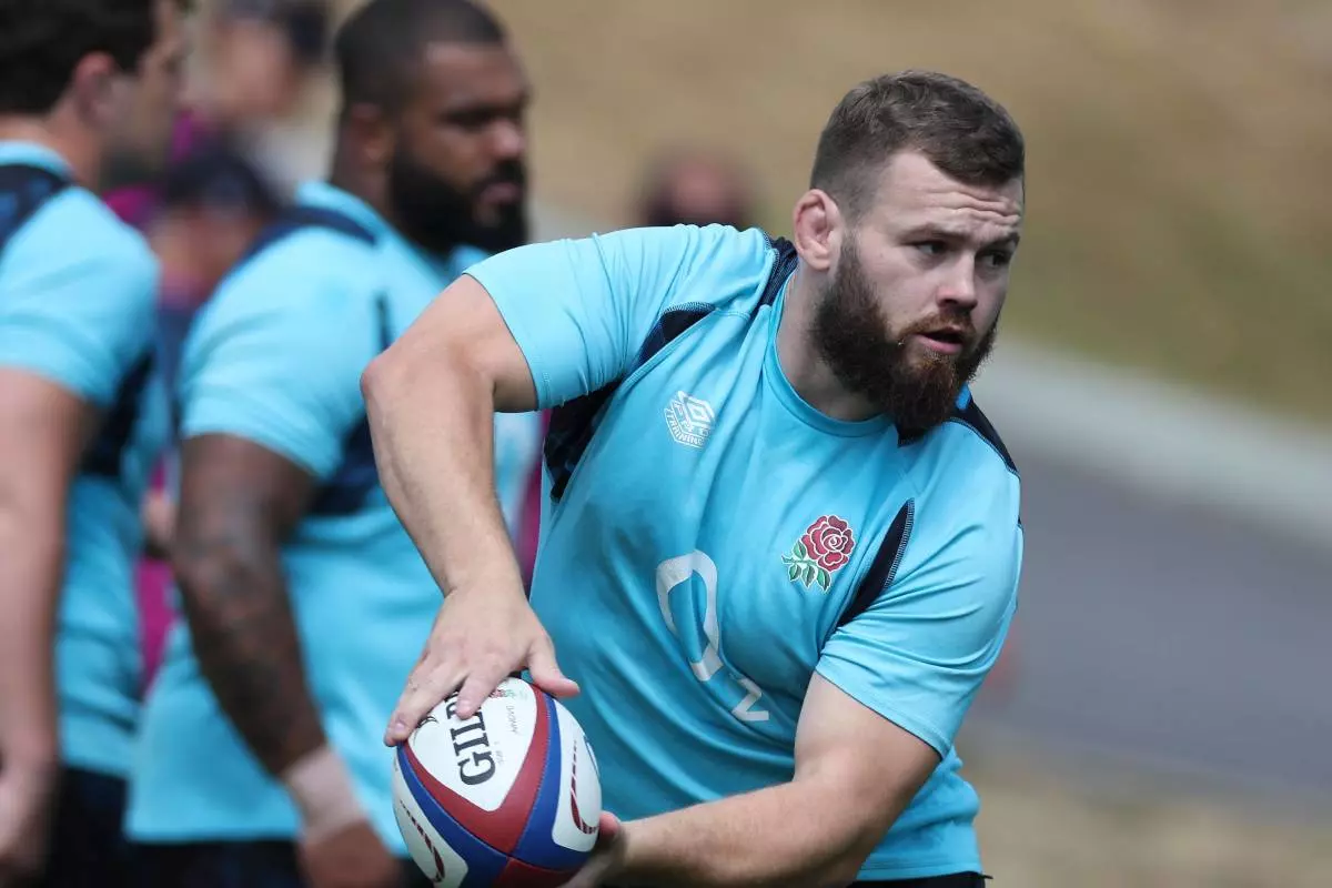Luke Cowan-Dickie England training