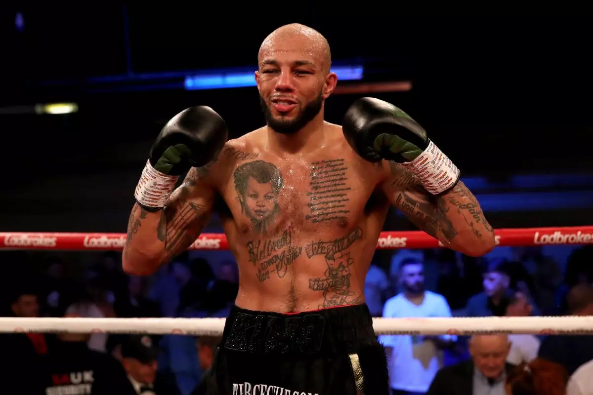 Lyndon Arthur celebrates