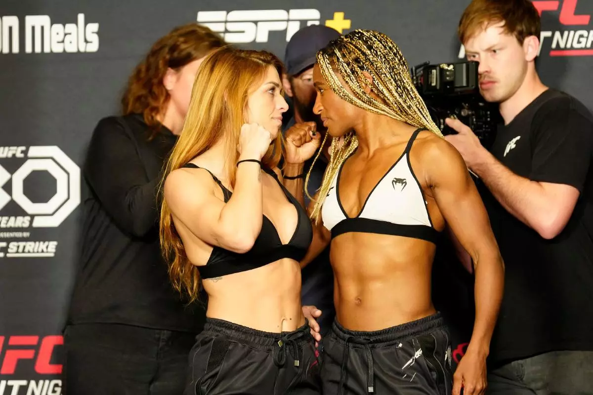 Mackenzie Dern and Angela Hill