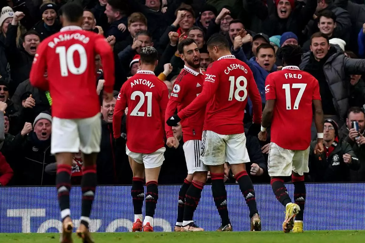 Manchester United's Bruno Fernandes